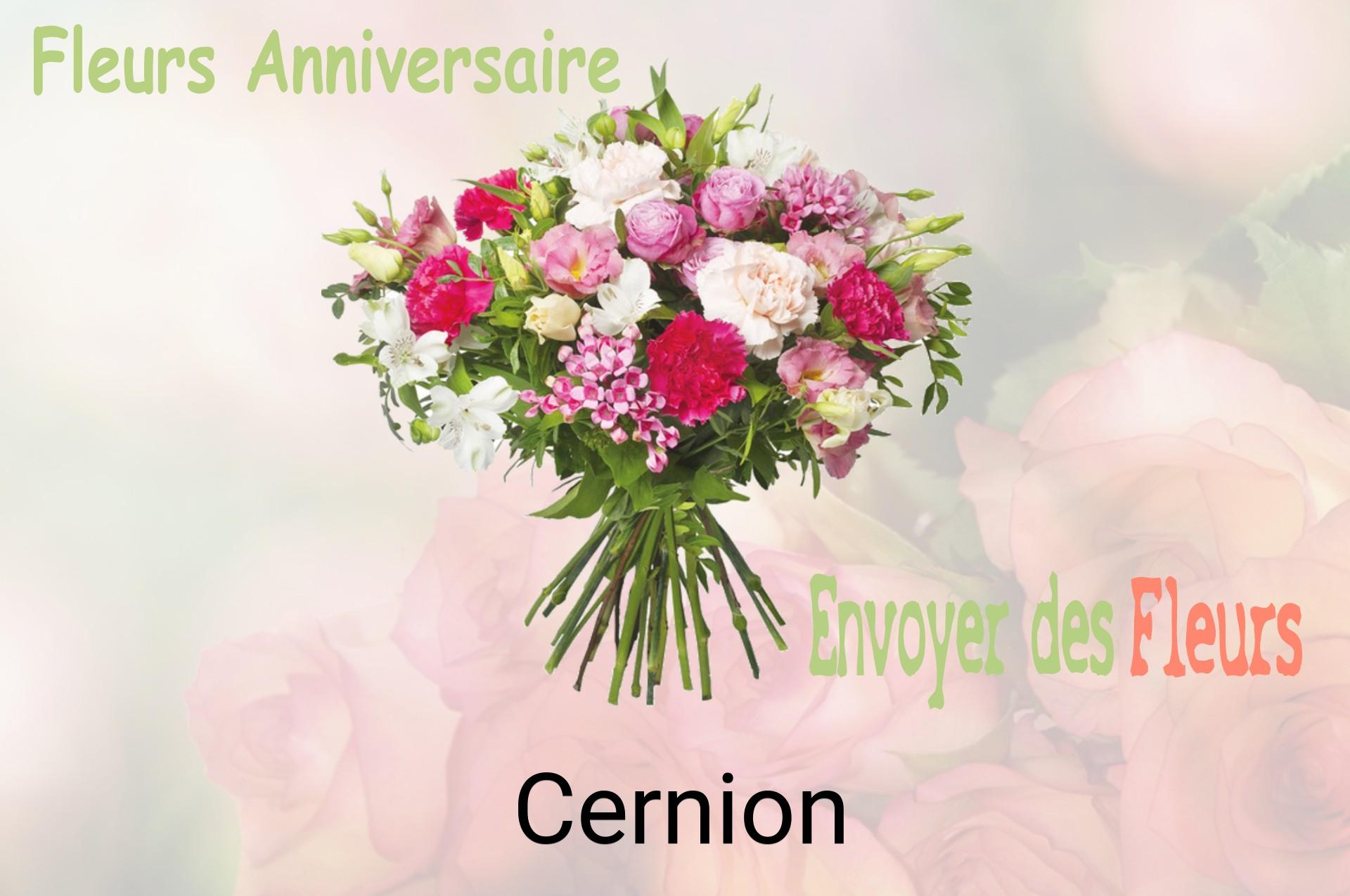 Bouquet de fleurs d’anniversaire livré à Cernion